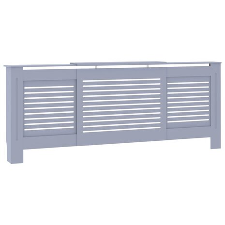Radiatorombouw 205 cm MDF grijs 2