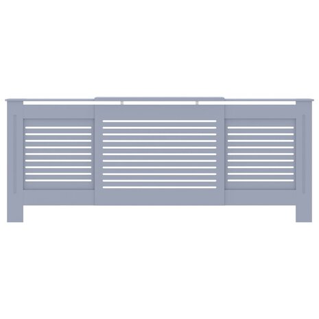 Radiatorombouw 205 cm MDF grijs 3