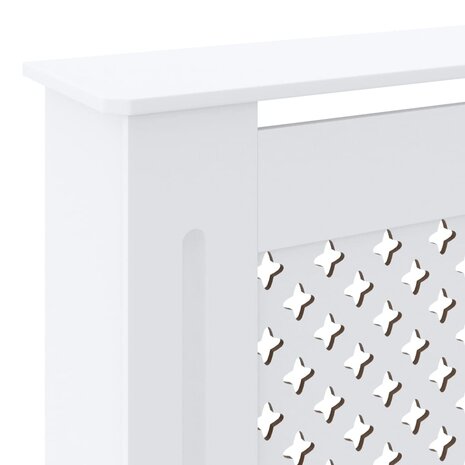 Radiatorombouw 205 cm MDF wit 6