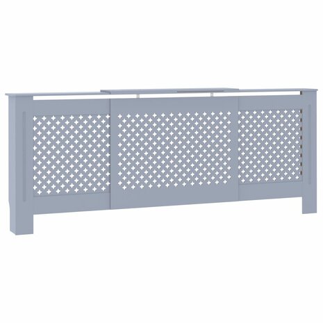 Radiatorombouw 205 cm MDF grijs 2