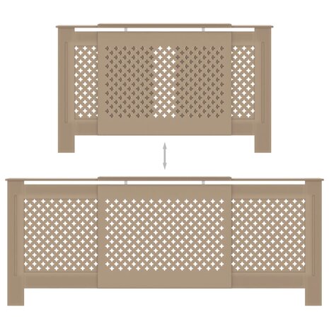 Radiatorombouw 205 cm MDF 5