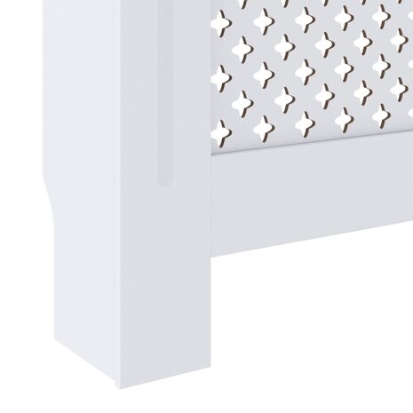 Radiatorombouw 78 cm MDF wit 6