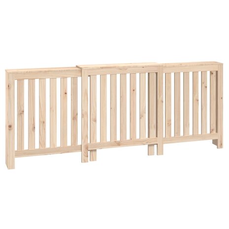 Radiatorombouw 210x21x85 cm massief grenenhout 2