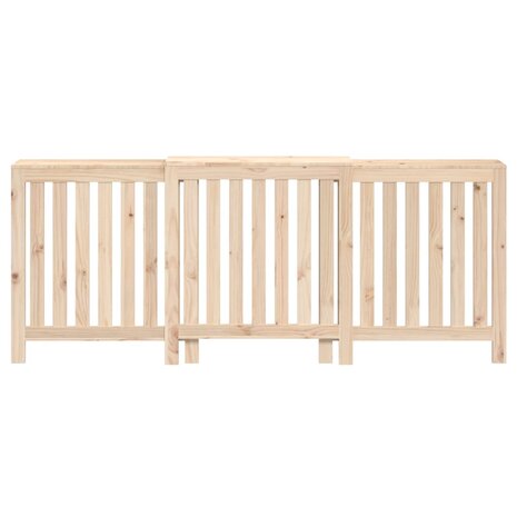 Radiatorombouw 210x21x85 cm massief grenenhout 5