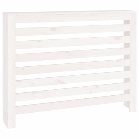 Radiatorombouw 108,5x19x84 cm massief grenenhout wit 2