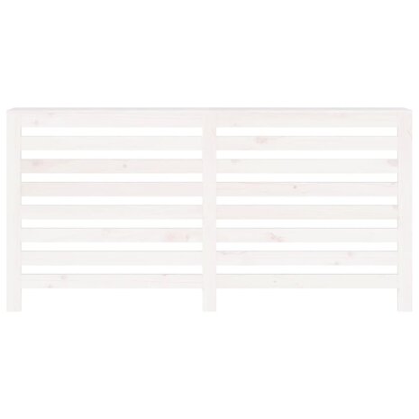 Radiatorombouw 169x19x84 cm massief grenenhout wit 5