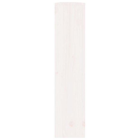 Radiatorombouw 169x19x84 cm massief grenenhout wit 6