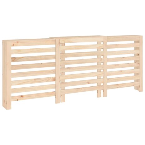 Radiatorombouw 210x21x85 cm massief grenenhout 2