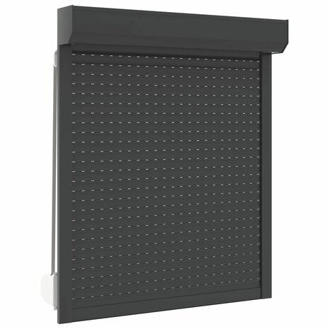 Rolluik 100x120 cm aluminium antracietkleurig 2