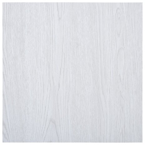 Vloerplanken zelfklevend 5,11 m² PVC wit 1