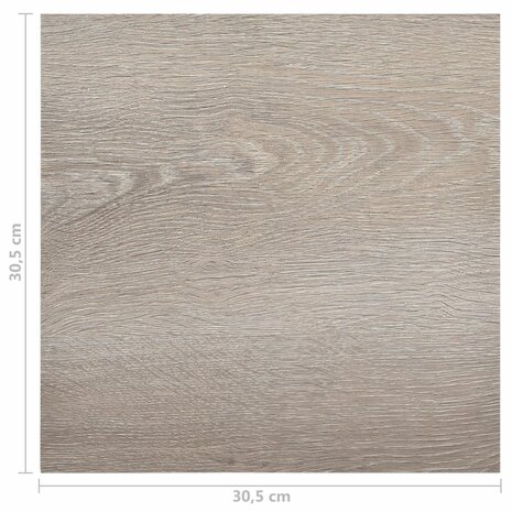 Vloerplanken zelfklevend 55 st 5,11 m² PVC taupe 11