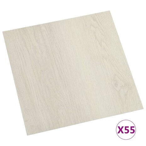 Vloerplanken zelfklevend 55 st 5,11 m² PVC beige 2