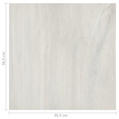 Vloerplanken zelfklevend 55 st 5,11 m² PVC crème 11