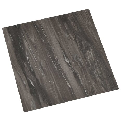 Vloerplanken zelfklevend 55 st 5,11 m² PVC donkergrijs 5