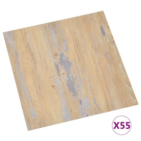 Vloerplanken zelfklevend 55 st 5,11 m² PVC bruin 2