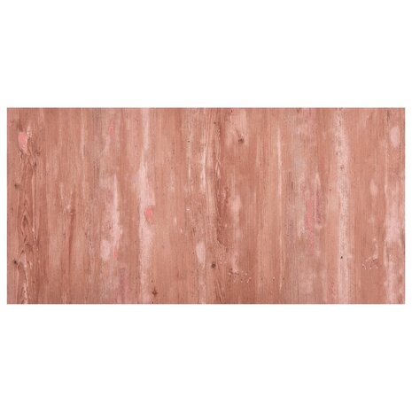 Vloerplanken zelfklevend 55 st 5,11 m² PVC rood 5