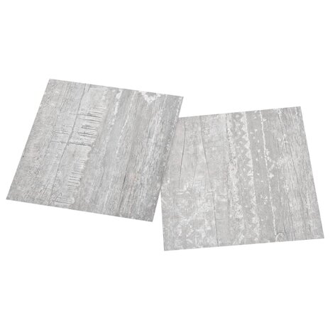 Vloerplanken 20 st zelfklevend 1,86 m² PVC grijs 4