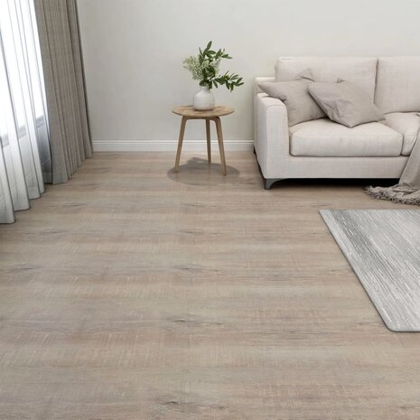 Vloerplanken 20 st zelfklevend 1,86 m² PVC taupe 1