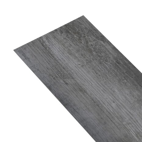 Vloerplanken zelfklevend 5,21 m² 2 mm PVC glanzend grijs 4
