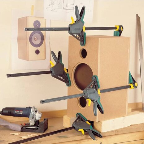 wolfcraft Eénhand-lijmklem EHZ Pro 100-300 3033000 6
