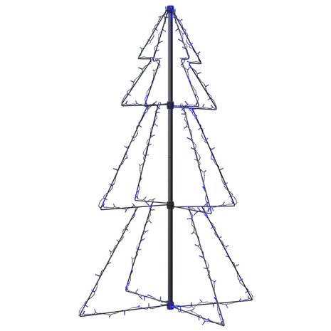 Kegelkerstboom 160 LED&apos;s binnen en buiten 78x120 cm 2