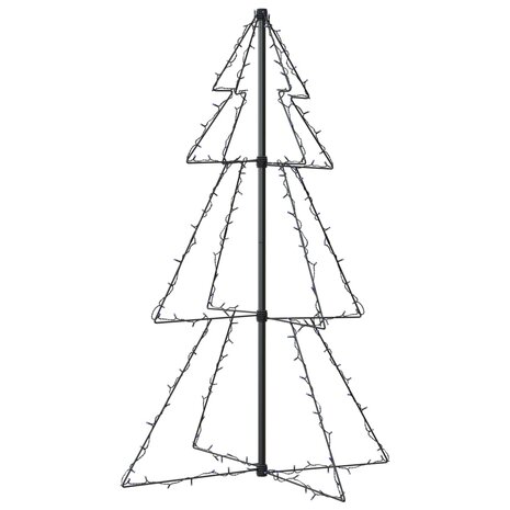 Kegelkerstboom 160 LED&apos;s binnen en buiten 78x120 cm 5