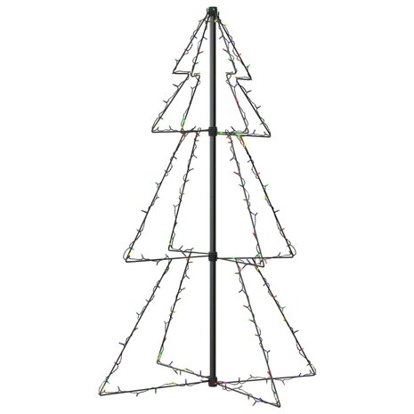 Kegelkerstboom 160 LED&apos;s binnen en buiten 78x120 cm 2