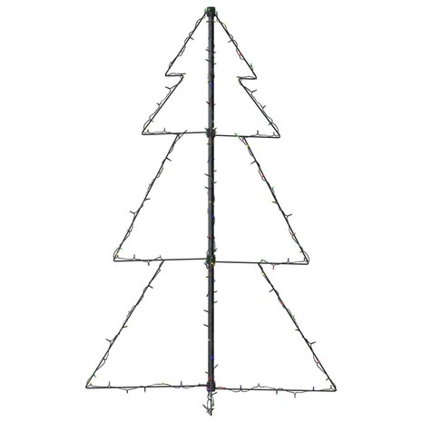 Kegelkerstboom 160 LED&apos;s binnen en buiten 78x120 cm 6