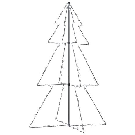 Kegelkerstboom 200 LED&apos;s binnen en buiten 98x150 cm 2