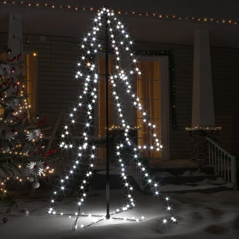 Kegelkerstboom 200 LED&apos;s binnen en buiten 98x150 cm 3