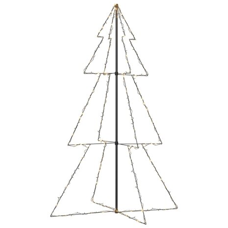 Kegelkerstboom 240 LED&apos;s binnen en buiten 118x150 cm 2