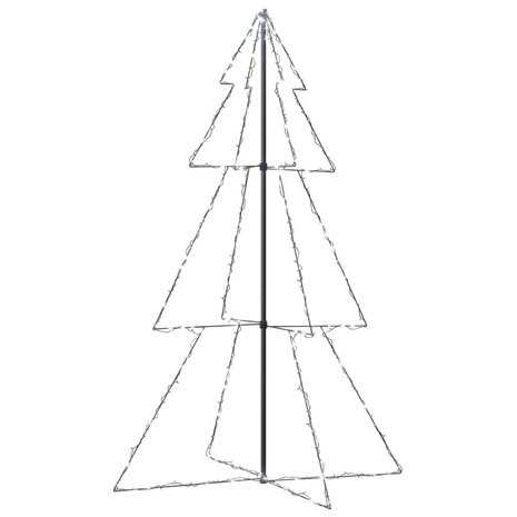 Kegelkerstboom 240 LED&apos;s binnen en buiten 118x150 cm 2