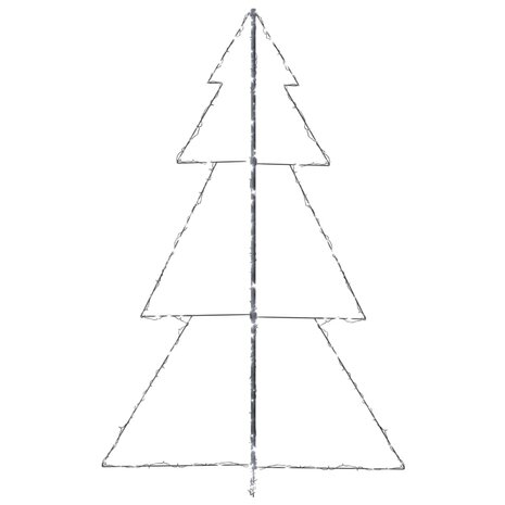 Kegelkerstboom 240 LED&apos;s binnen en buiten 118x150 cm 6