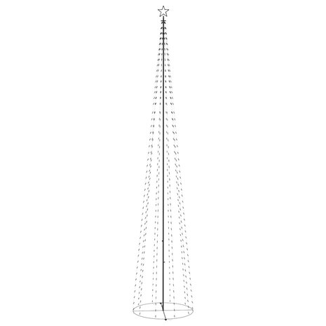 Kegelkerstboom 752 koudwitte LED&apos;s 160x500 cm 5