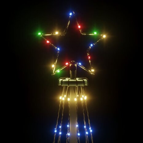Kegelkerstboom 1134 LED&apos;s meerkleurig 230x800 cm 6