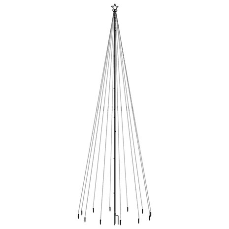 Kerstboom met grondpin 732 LED&apos;s meerkleurig 500 cm 3