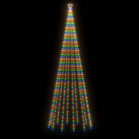 Kerstboom met grondpin 732 LED&apos;s meerkleurig 500 cm 4
