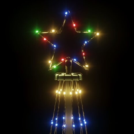 Kerstboom met grondpin 732 LED&apos;s meerkleurig 500 cm 5