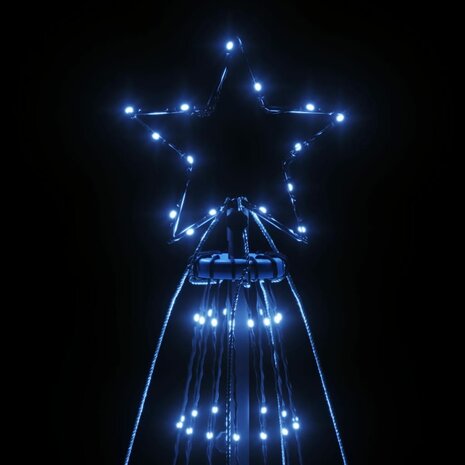 Kerstboom met grondpin 1134 LED&apos;s blauw 800 cm 5