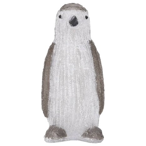 Kerstfiguur pinguïn LED binnen en buiten 30 cm acryl 4