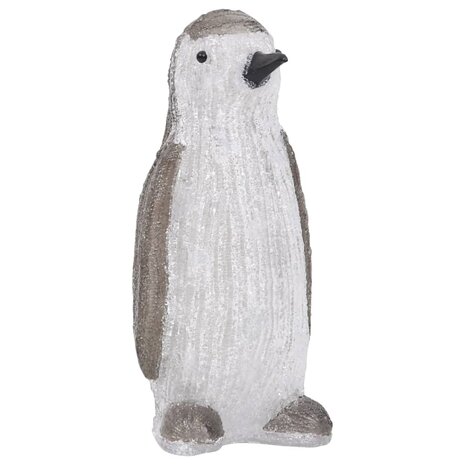 Kerstfiguur pinguïn LED binnen en buiten 30 cm acryl 5