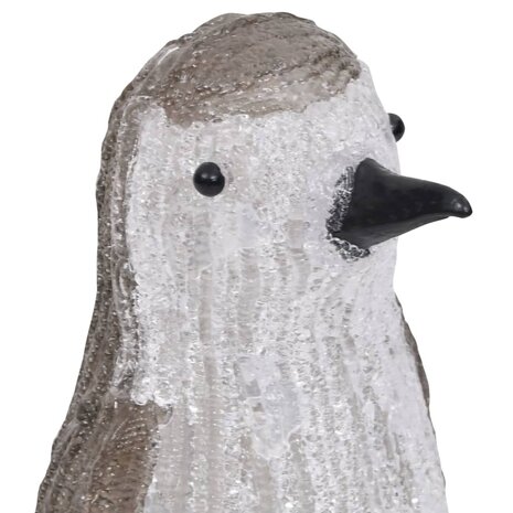 Kerstfiguur pinguïn LED binnen en buiten 30 cm acryl 8