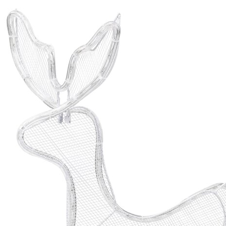 Kerstverlichting rendier en slee met mesh 432 LED&apos;s 6