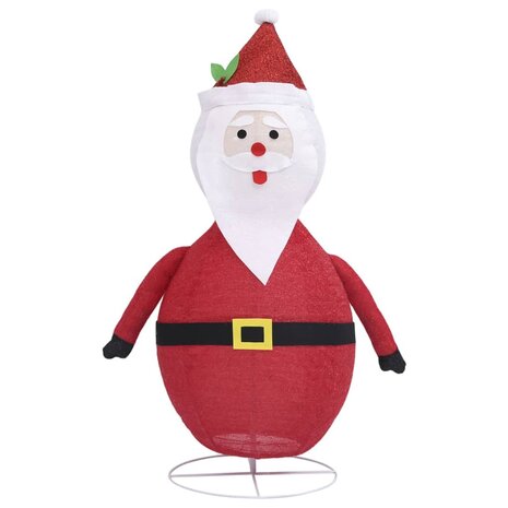 Kerstman decoratief LED 60 cm luxe stof 5