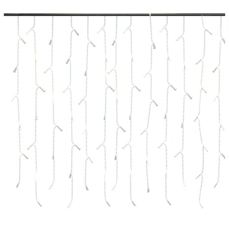 Lichtgordijn met 400 LED&apos;s en 8 functies 10 m warmwit 3
