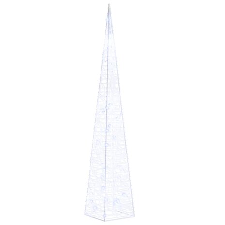 Lichtkegel decoratief LED 60 cm acryl blauw 2