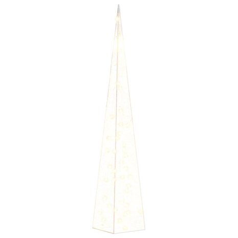 Lichtkegel decoratief LED 90 cm acryl warmwit 2