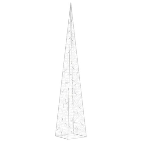 Lichtkegel decoratief LED 90 cm acryl koudwit 3