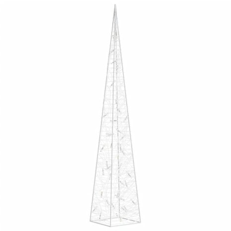 Lichtkegel decoratief LED 90 cm acryl blauw 3