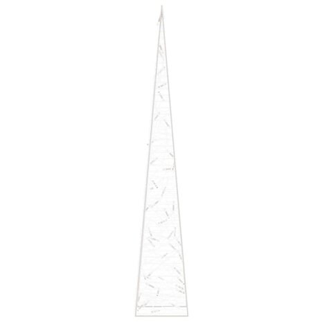 Lichtkegel decoratief LED 90 cm acryl blauw 6